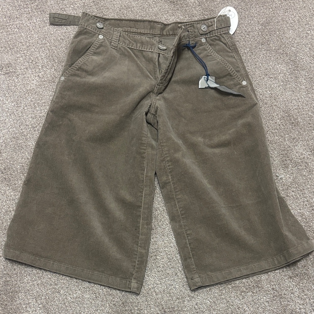 BCBGMaxAzria tan Corduroy culottes